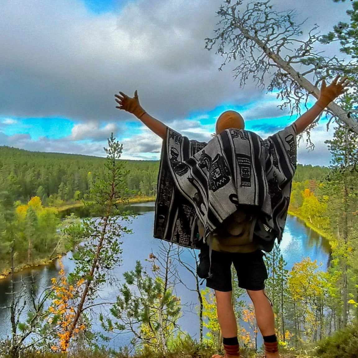 Pulu alpacawool fingerless gloves yellow