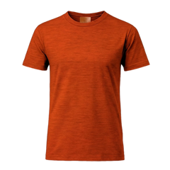 Orange t-shirt on a black background