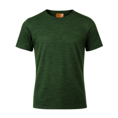 Vaeltaja100 alpacawool t shirt forestgreen product picture