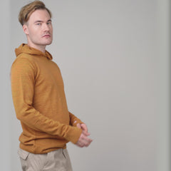 Hurma alpaca wool hoodie yellow video