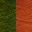 Orange/Forest Green